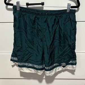 Umbro Teal and White Sports Shorts